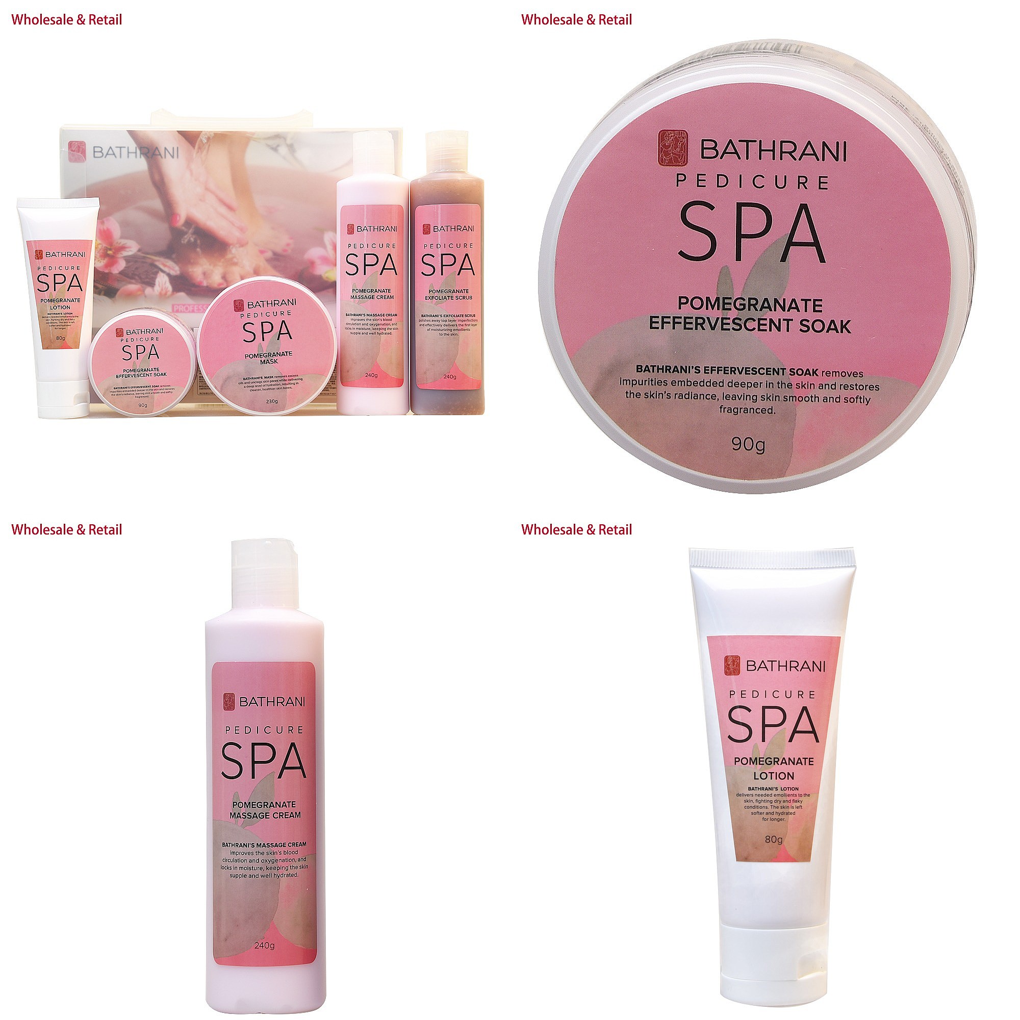 Luxury Skincare & Spa Photos - Набор для спа-педикюра: 5-этапная система ухода