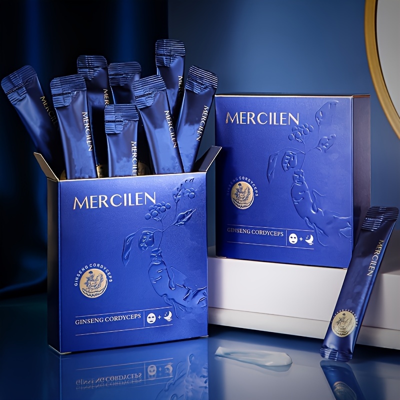 Luxury Skincare Aesthetic - MERCILEN Маска для лица с женьшенем,