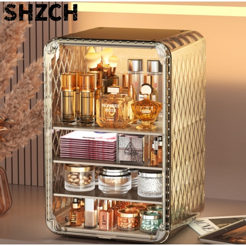 Luxury Skincare Display - Вместительный роскошный органайзер для косметики, пылезащитный