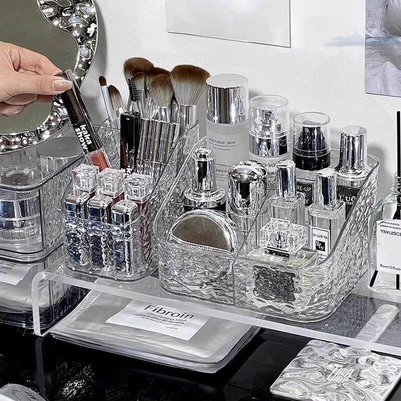 Luxury Skincare Items - Большая акриловая коробка для хранения косметики: